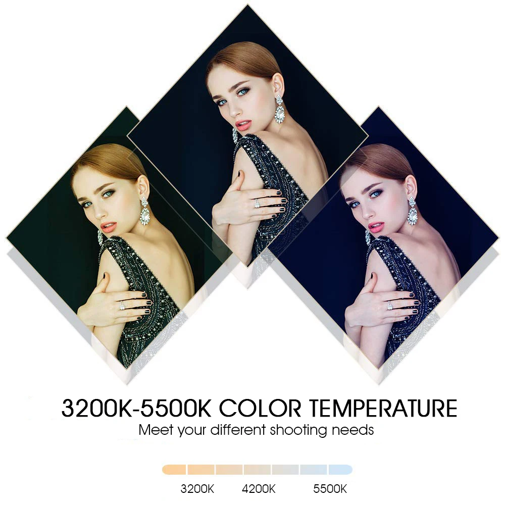  spash RL-18A LED Ring Light 18 inch Ring Lamp for Makeup Video Youtube Photography Lighting with Tr - 32914497339