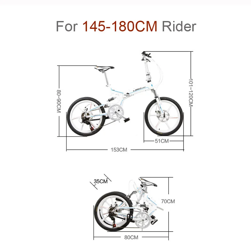 Excellent 7 Speed, 20 inches, Folding Bike, Magnesium Alloy Rim, Front and Rear Disc Brake, Top Brand Speed Control System. 5 Excellent 7 Speed, 20 inches, Folding Bike, Magnesium Alloy Rim, Front and Rear Disc Brake, Top Brand Speed Control System. 5