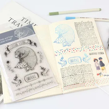 

1Pc Northern Europe Cactus Transparent Silicone Rubber Stamp Clear Stamp For Scrapbooking Album DIY Craft