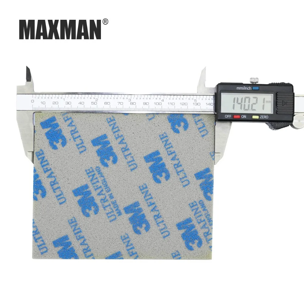 MAXMAN 3m sponge sandpaper 600# 800# 1000# Grinding and polishing wire drawing Abrasive Tool accessories Hand polished One pack