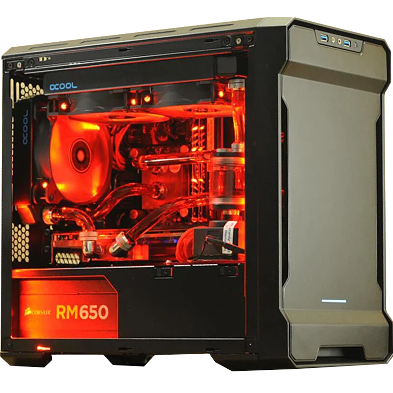 PHANTEKS 215PTG MiniITX RGB computer case (ITX motherboard / 280 water