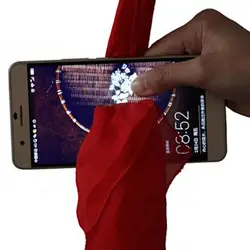 Шарфы через мобильный телефон талант шоу экран шарф в телефон сцена закрыть магический реквизит интересные игры