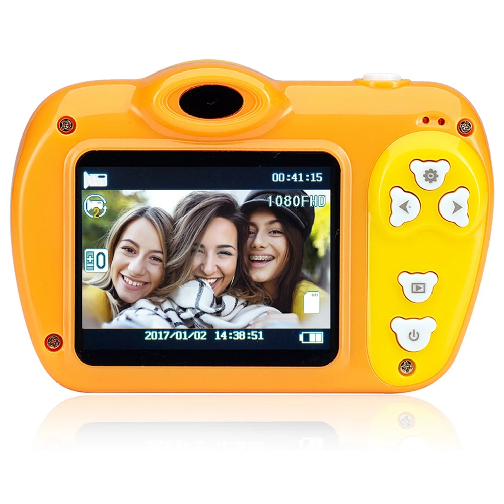 2 дюйма 8 Мп 1080 пикселей мини LSR Cam цифровая камера для детей милый мультфильм Многофункциональная игрушка камера для детей день рождения лучший