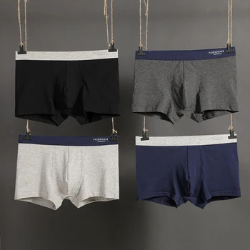 

2019 New Pouplar Brand Trunk Gay Mens Underwear Boxer Sexy Boxer Cotton Panties Ropa Erotica Hombre Roupas Sensuais Sexy N4