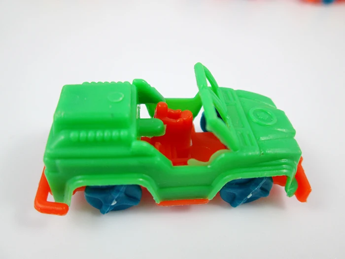 Оптовая продажа 500 шт./лот мини Пластик Военная Униформа Jeep модель автомобиля Игрушечные лошадки для детей подарок