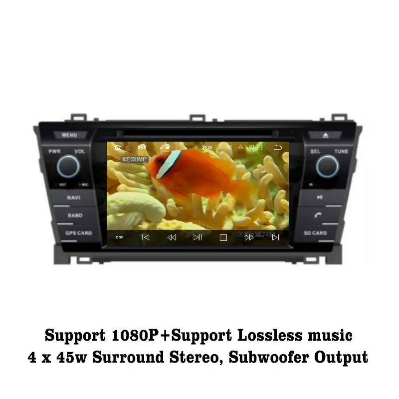 Cheap Liislee Android 7.1 2G RAM For Toyota Corolla 2013~2017 Car Radio Audio Video Multimedia DVD Player WIFI DVR GPS Navi Navigation 4