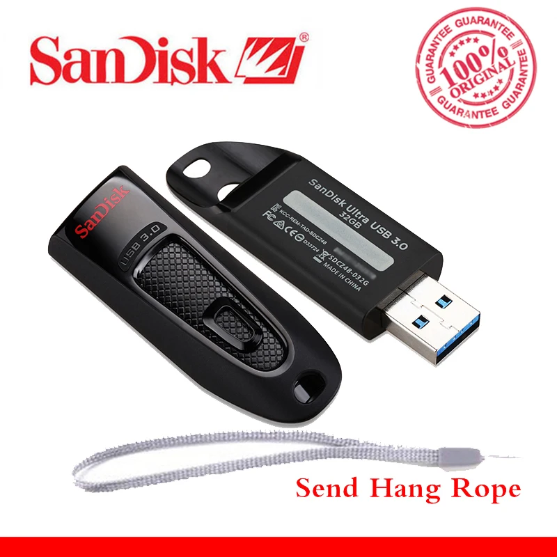 USB флеш накопитель SanDisk CZ48 100% оригинал 64 ГБ 16 32 128 256 3 0|memory stick pendrive|sandisk usb sticksandisk |