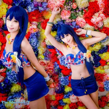 

Love Live! Sonoda Umi Bikini Awaken Swimwear Uniforms Cosplay Costume Free Shipping