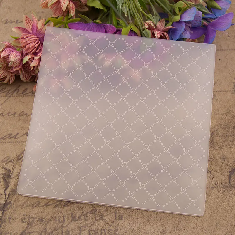 

Geometric Shape Embossing Folder Stencils for DIY Scrapbooking Plastic Handmade Template Craft Art Decor Painting Cake Tool Card
