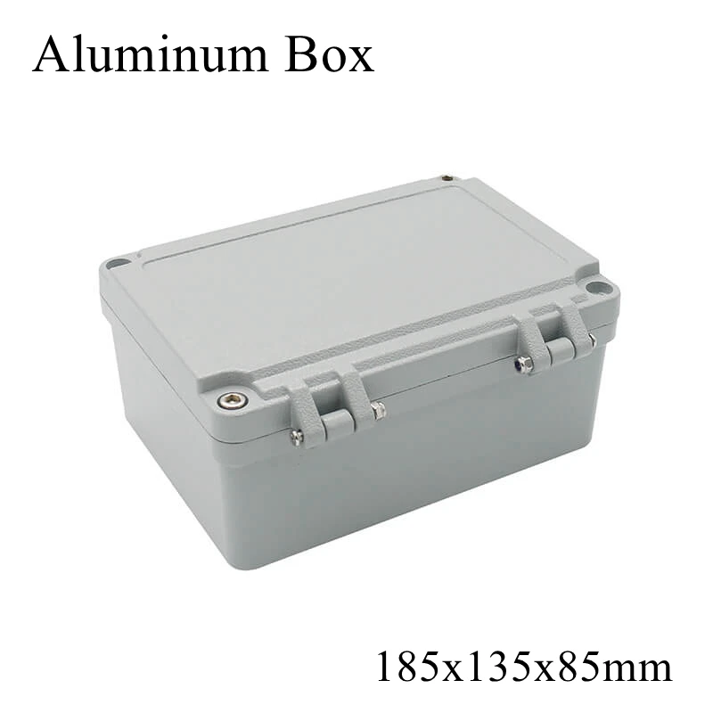

FA13 185x135x85mm Waterproof Aluminum Enclosure Junction Distribution Box Electronic Terminal Project Case Outdoor Connection