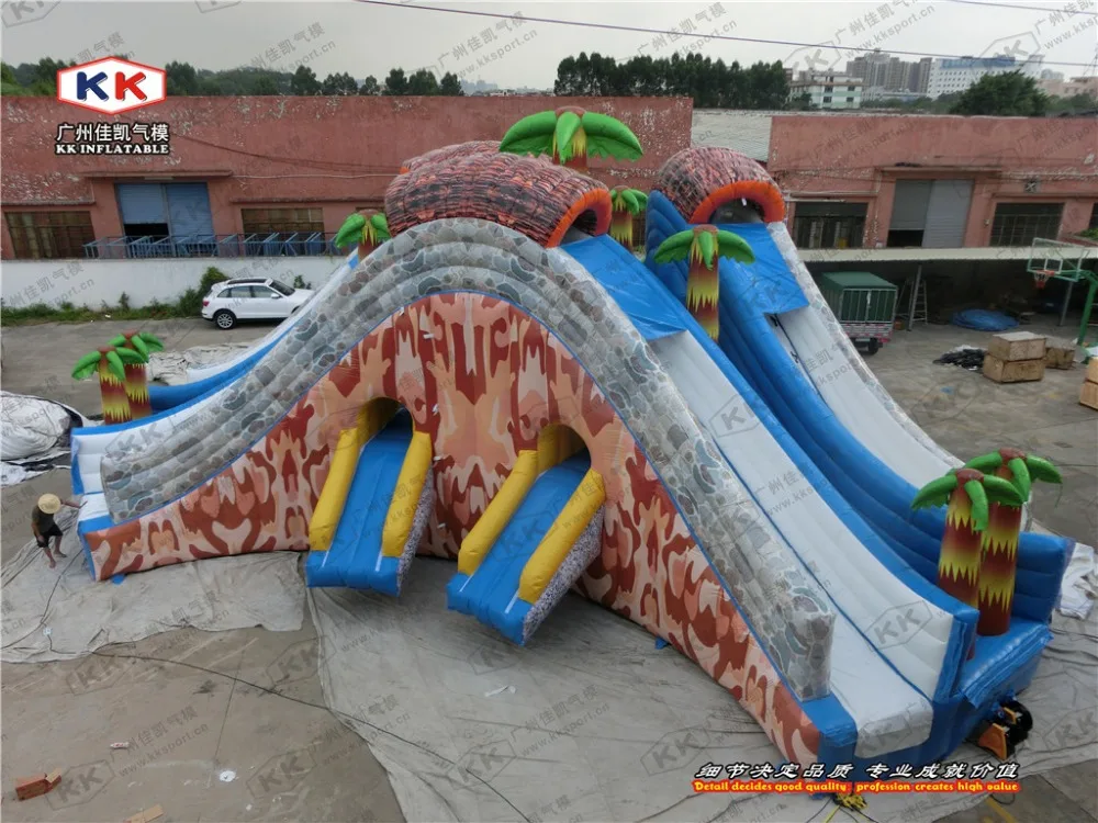 

Commercial Summer Resort adults biggest inflatable water slide for adventure