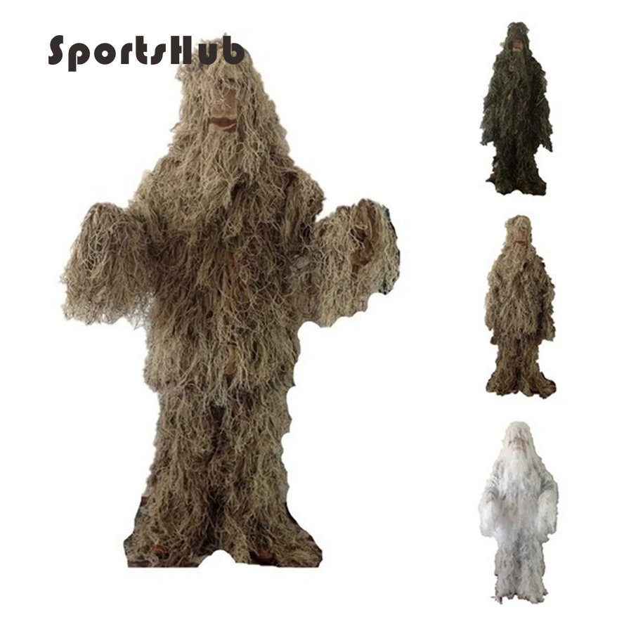  SPORTSHUB Military Camouflage Ghillie Suits Hunting Clothing Camouflage Shade Cloth TACTICAL GHILLI