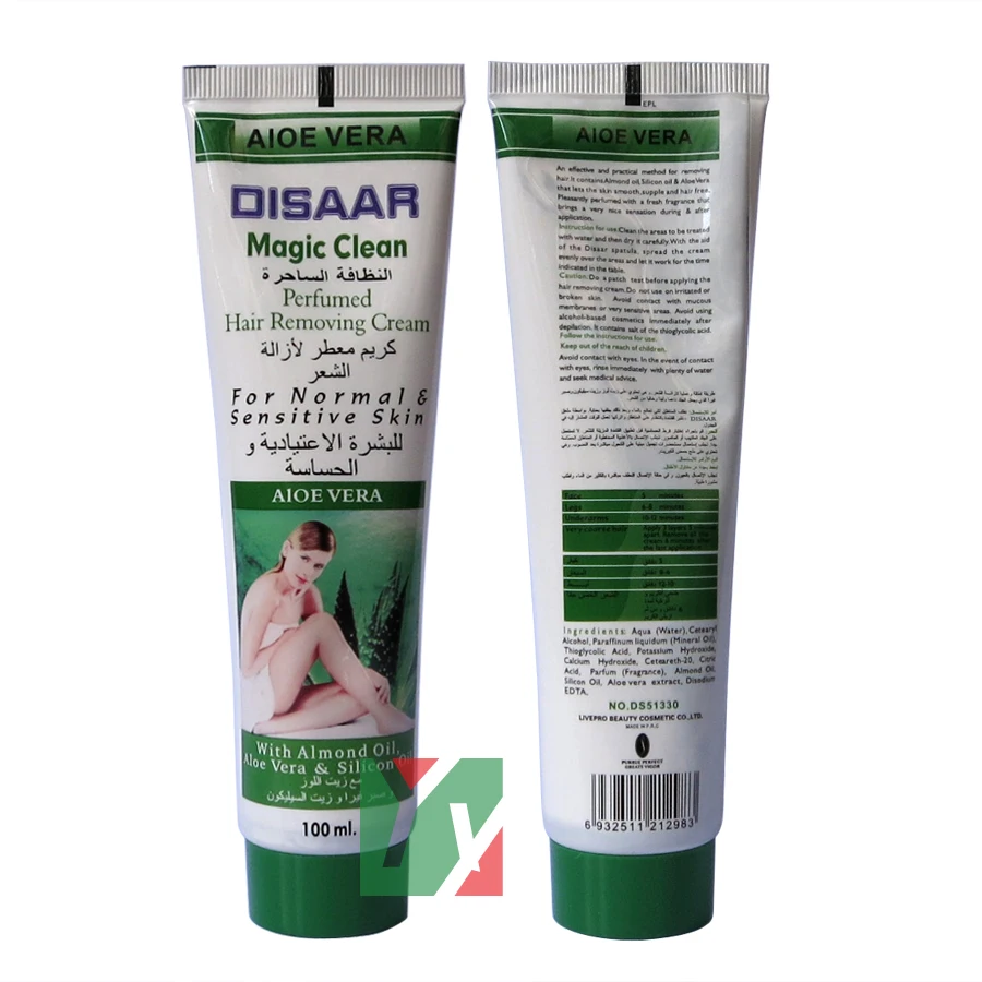 

Disaar Magic Clean Aloe Vera Hair Removing Cream 100ml/pcs