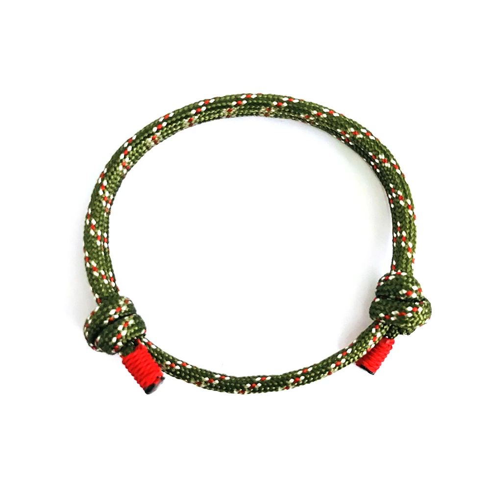 الرجال سحر حبل سلسلة مزين 550 Paracord سوار مجوهرات الذكور جديد الأزياء قابل للتعديل أساور التفاف الكلاسيكية الرياضة عشاق