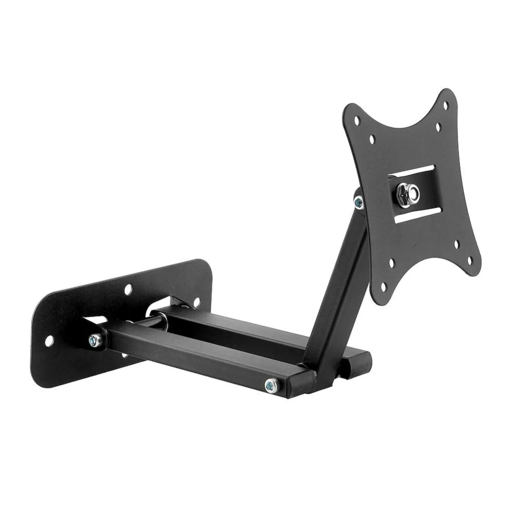 Black Articulating Adjustable Swivel Tilt LED LCD TV Wall Mount