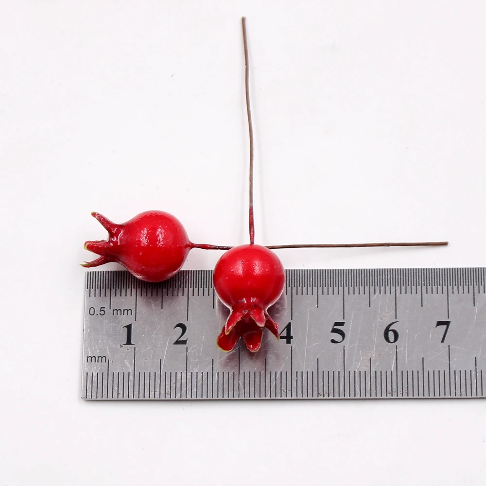 10pcs Mini Plastic Little Pomegranate Artificial Flowers For Wedding Decoration DIY Wreath Gift Scrapbooking Craft Flowers 10pcs Mini Plastic Little Pomegranate Artificial Flowers For Wedding Decoration DIY Wreath Gift Scrapbooking Craft Flowers