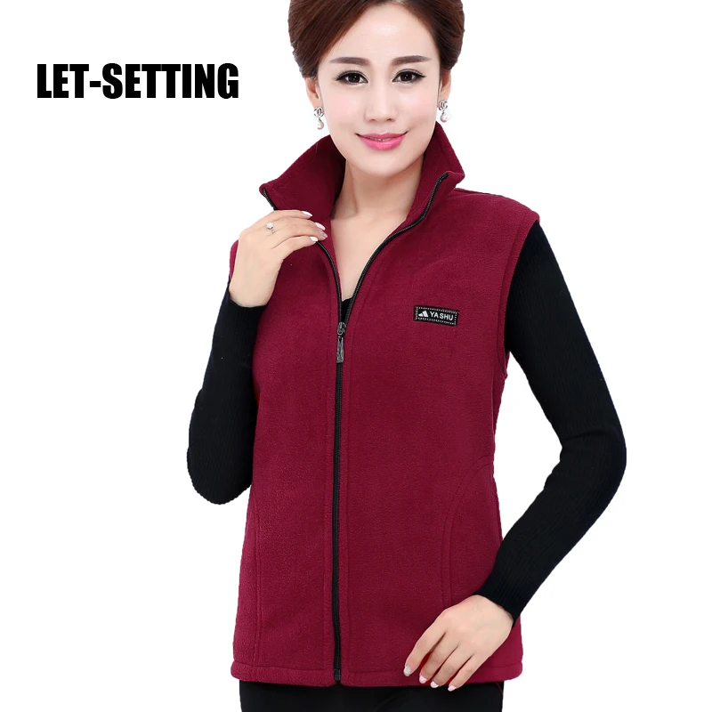 

Female vest middle-aged mother loaded autumn vest waistcoat large size vest