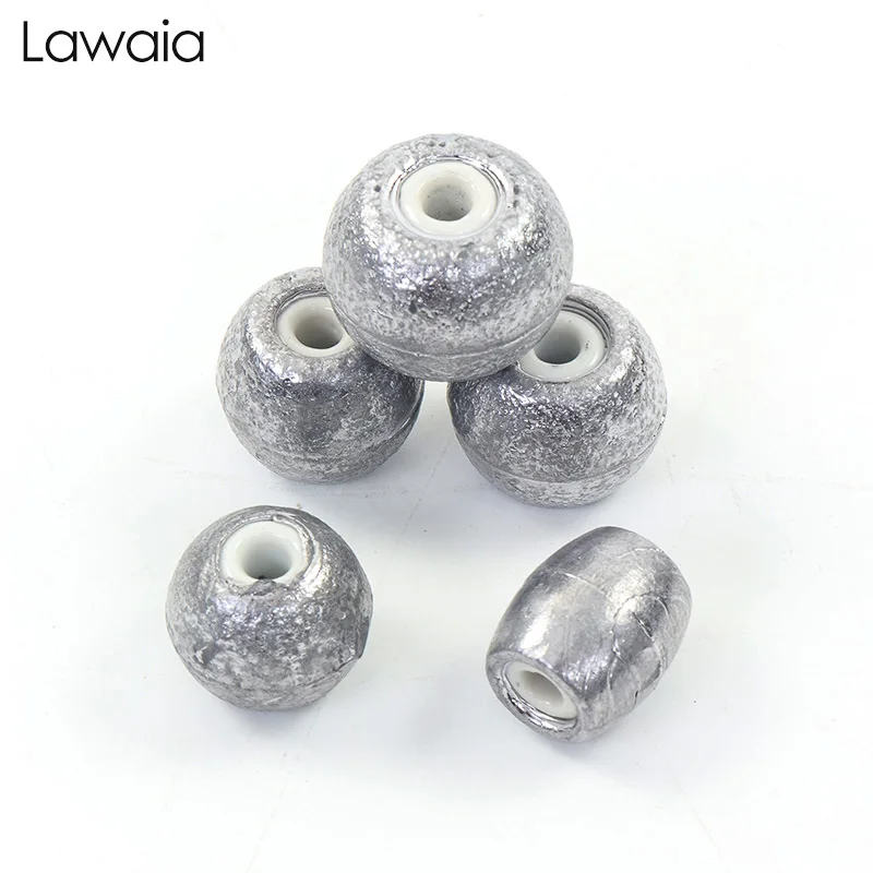 

Lawaia Heart-shaped Plumb Bob Excellent Workmanship Smooth Inner Hole no Damage To Fish Line Complete Model Fishing Gadgets Tool