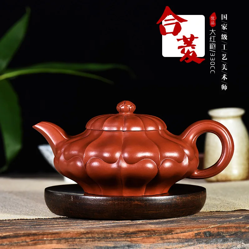 

Ore Teapot Famous Full Manual Teapot Tea Set Manufactor Wholesale Generation Deliver Goods Bright Red Robe Rib Combine Ling