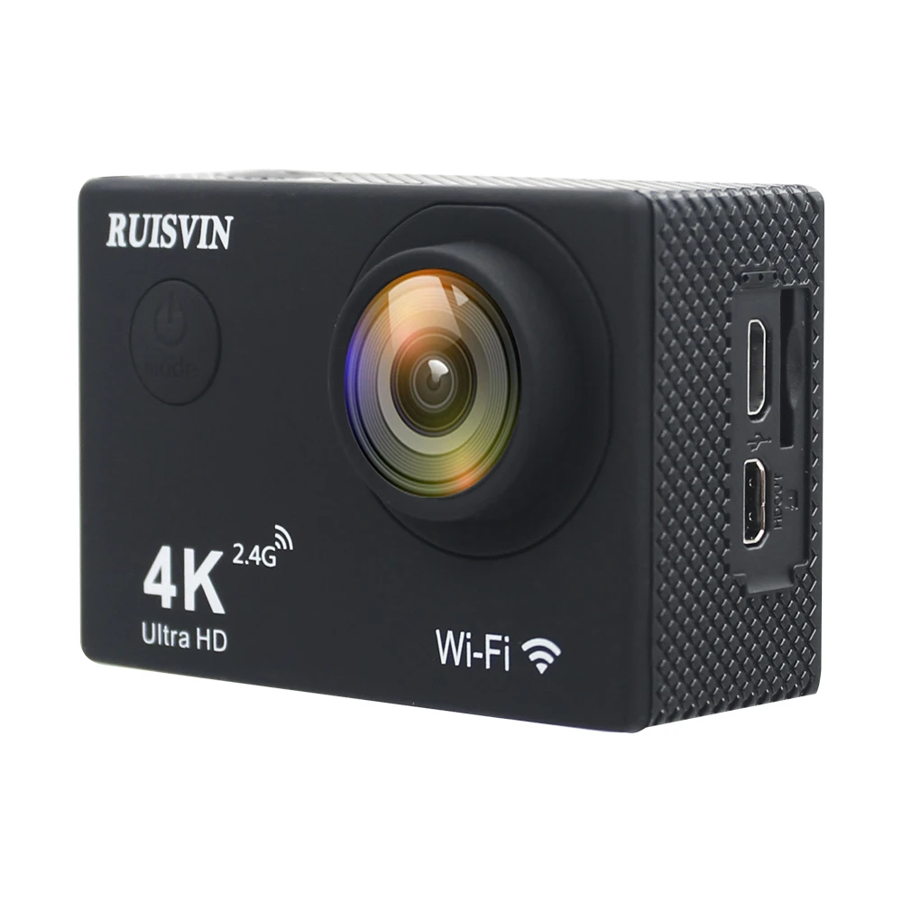 RUISVIN F60R WI FI Экшн камера 1080 p FHD V3 4 K 30fps Спортивная на шлем 2 0 &quot170D возможностью