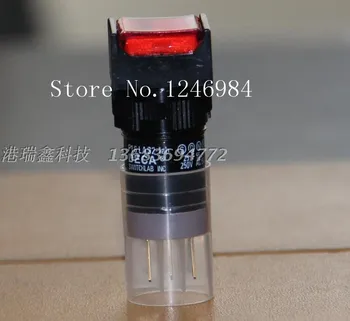 

[SA]P16LMS2-1AB Progressive Alliance Taiwan square single point without a lock red reset button switch DECA--10pcs/lot