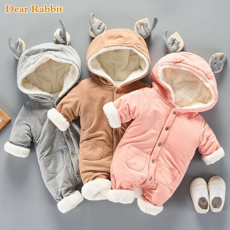 

Winter jumpsuit wear overalls for kids Girl Newborn Outerwea cotton Clothing Boy Coat Baby snow Clothes Snowsuit Costume Suit