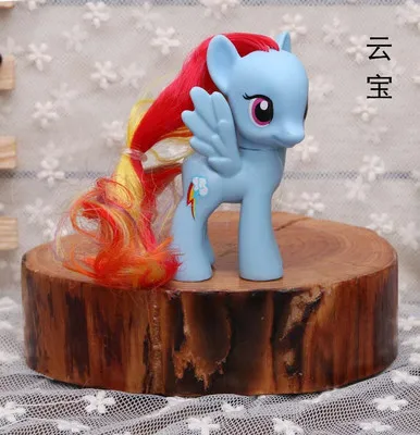 8*3*5 CM Unicorn Pets Horse Rainbow Dash Action Toy Figures Christmas Little Gift