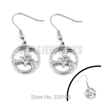 

Free shipping! Rotating Wheel Motorcycle Earring Stainless Steel Jewelry Motor Biker Women Earrings SJE370095