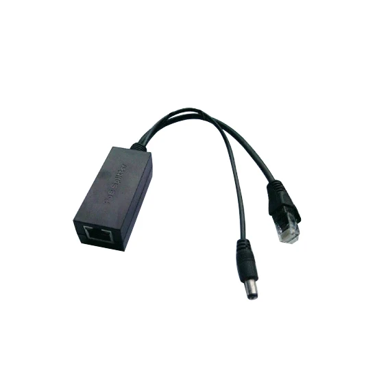 

IEEE802.3af Active 10/100Mbps RJ45 POE Splitter/Injector/Connector Power over Ethernet for IP Camera VoIP Phone AP 12V/1A Output