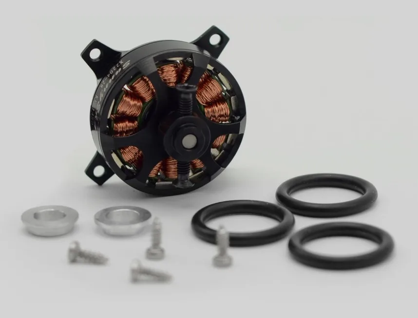 SUNNYSKY X2204 20G 2S 1800KV/1480kv 50W Brushless Motor, 340g Thrust HD8040 9047 prop thumbnail 6