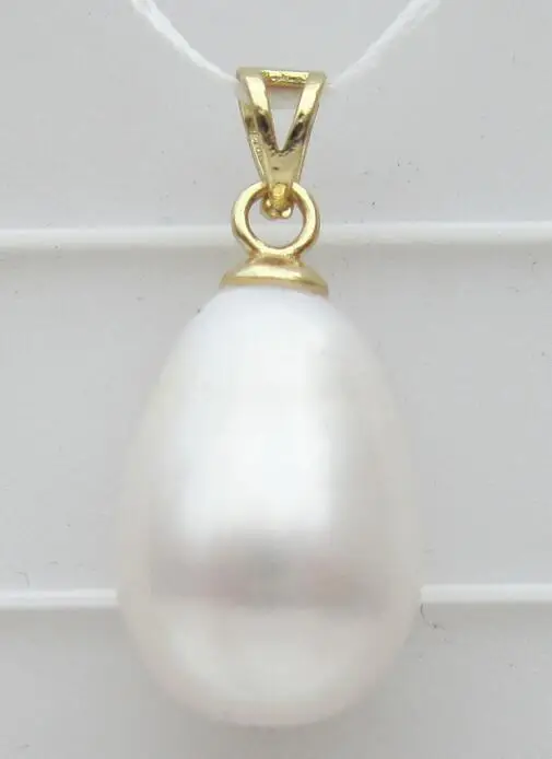 

HOT REAL AAA+ 11-16.5MM NATURE PERFECT SOUTH SEA WHITE PEARL PENDANT 14 35%