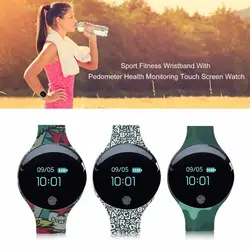 Модный Bluetooth умный Браслет водостойкий спортивный фитнес-браслет с шагомером мониторинг здоровья сенсорный экран часы