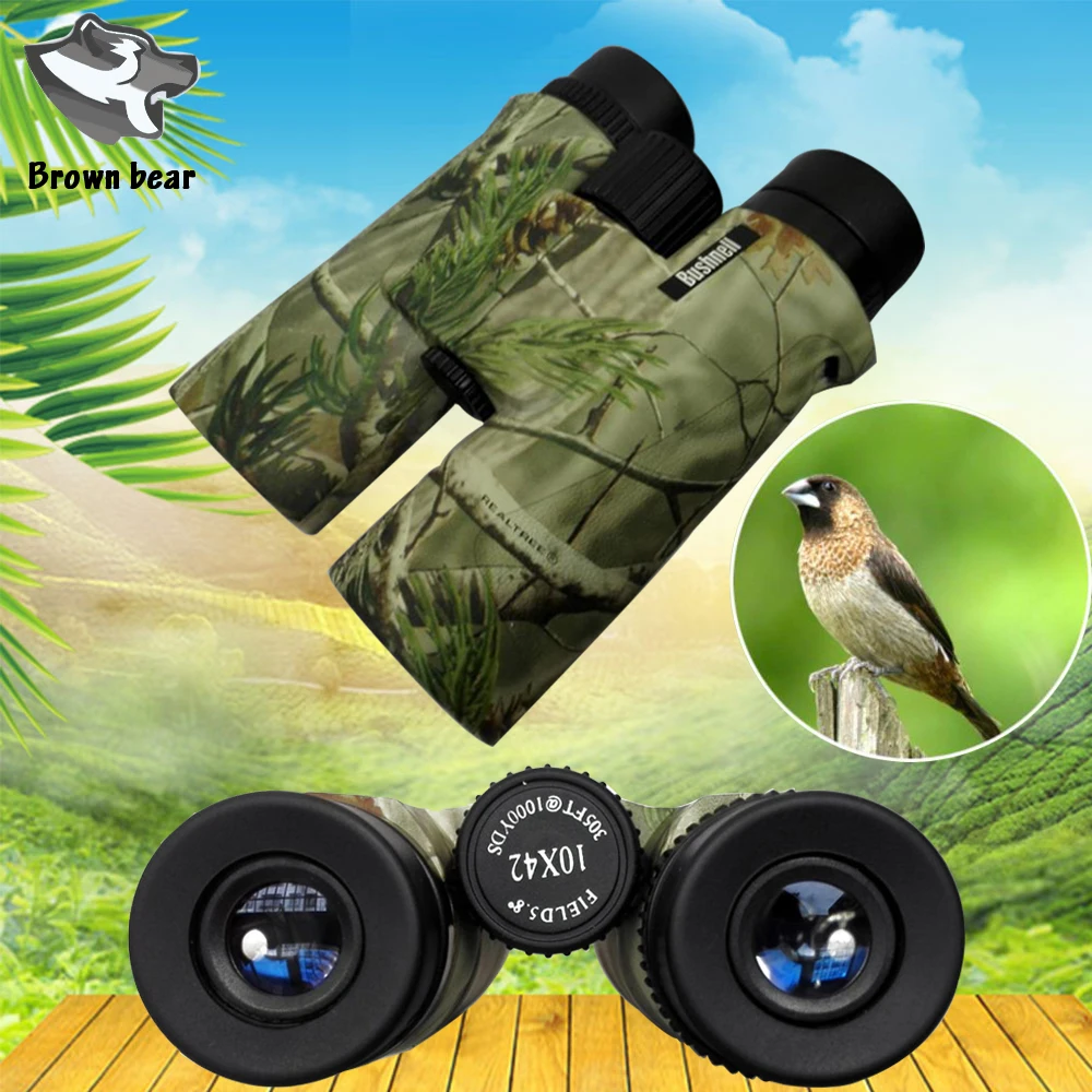 

High Quality Lll Night Vision Professional HD Large Straight Camo 10x42 Nitrogen-filled Waterproof Telescopes Binoculars