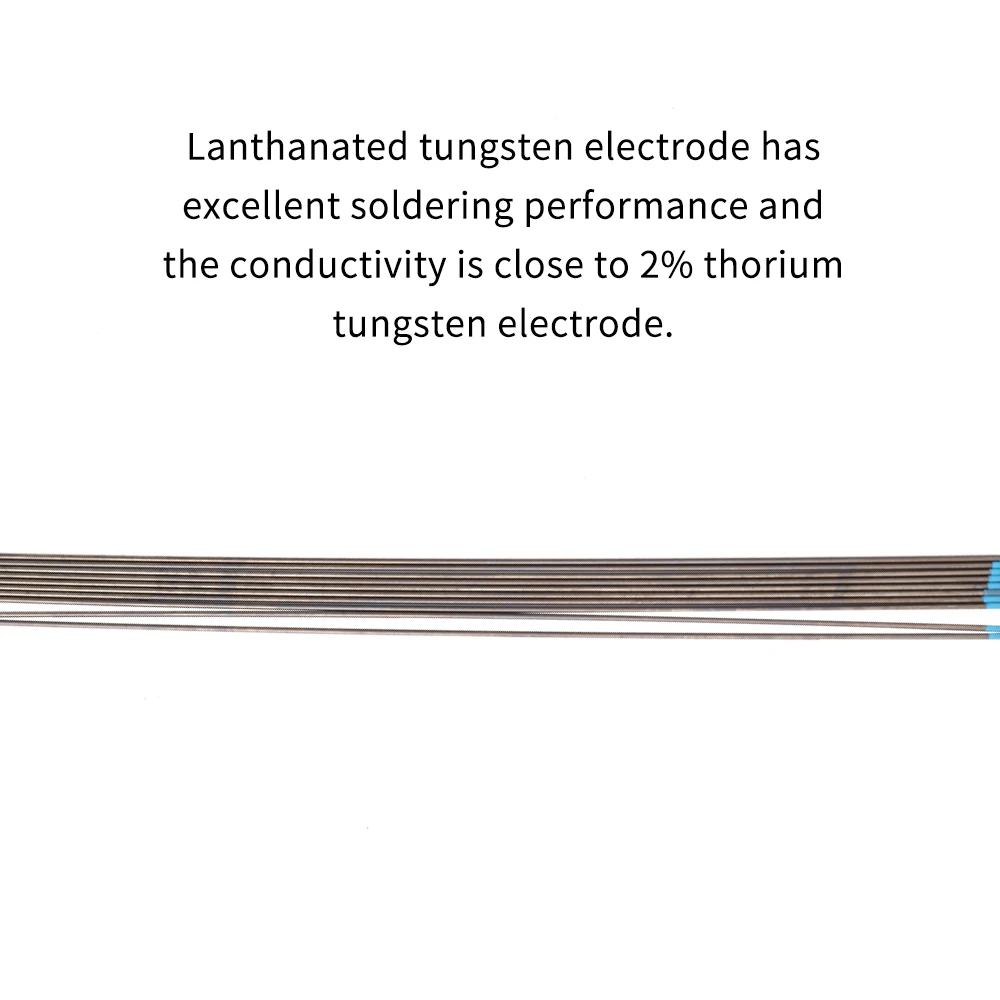 WL20 Вольфрам электрода Профессиональный wig-сварочная стержень 1,0 мм/2,4 мм 2.0% Lanthanated для wig-сварочная инструменты