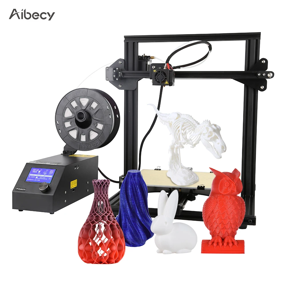 

Aibecy CR-10Mini High-precision DIY 3D Printer Semi Assembled Printing Size 300 * 220 * 300mm Aluminum Alloy Frame