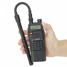 ABBREE AR-148 «гусиная шея» SMA-144/430 MHz VHF Любительская рация двойного диапазона Тактический антенна для Baofeng UV-5R UV-82 UV-9R иди и болтай Walkie Talkie