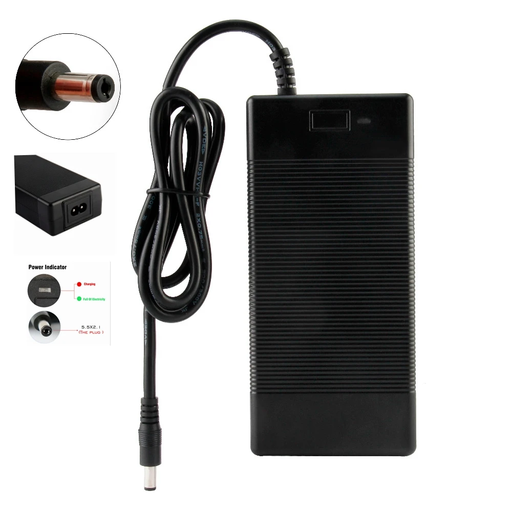 42V 2A DC литиевая батарея зарядное устройство для 36V* 10 serise li-one батареи