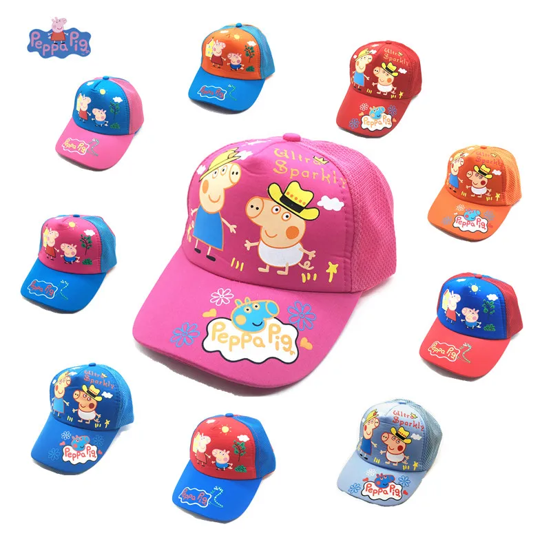 Peppa Pig Pink Childrens Sun Cap