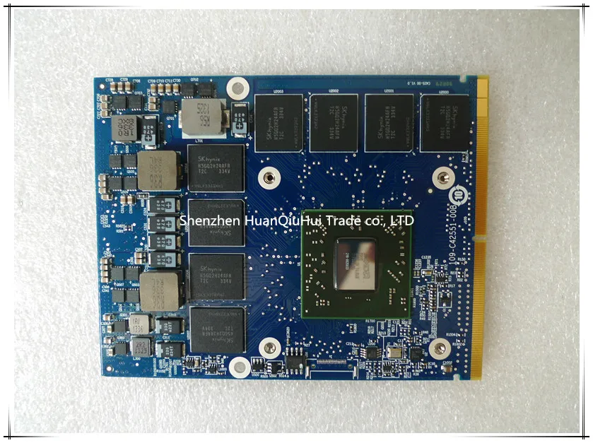 M6000 216-0835033 DDR5 2G Graphic Card For DELL M15X M6600 M6700 M6800 Video Card Display Card