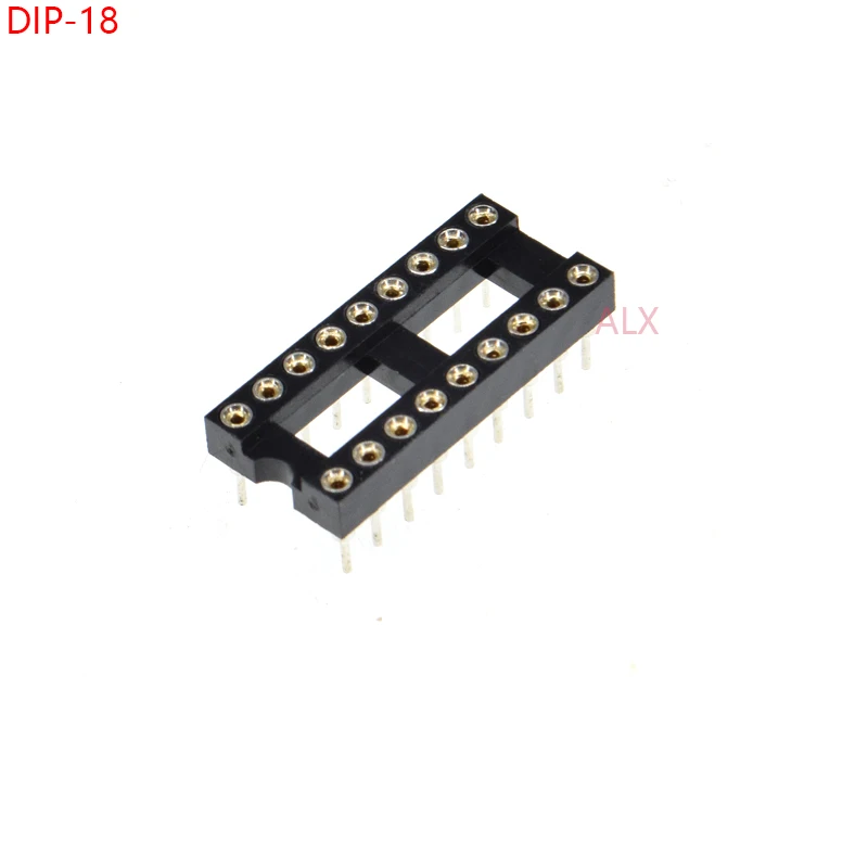 10 шт. DIP18 IC Φ 18 p DIP CHIP TEST разъем с круглым отверстием PIN dip-18 18-контактный 2 54 мм |