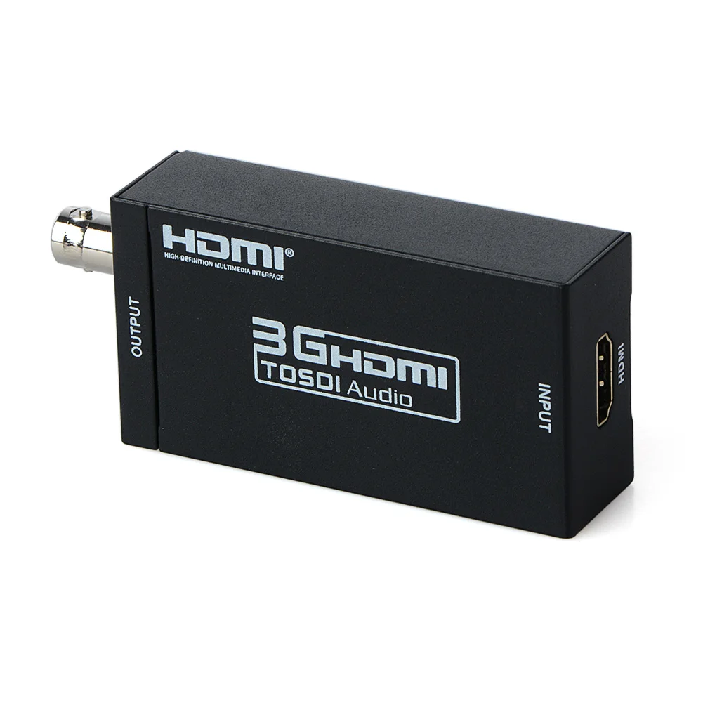 Преобразователь HDMI в SDI переходник скалер 1080P MINI 3G с коаксиальным аудиовыходом