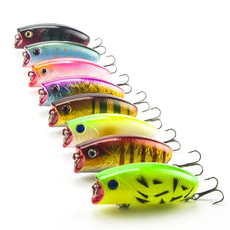 Free shipping 11G/5.5CM Poppers Fishing lure top water pesca fish lures wobbler isca artificial