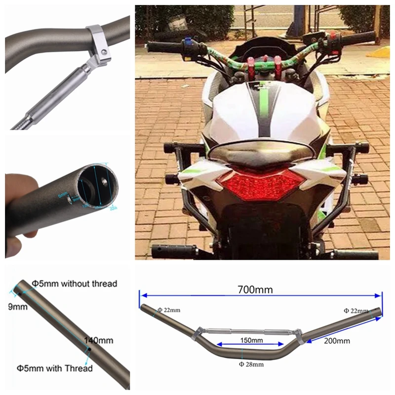 

Motorcycle modification 28 /22 mm direction handlebar 125CC SSR pit off-road vehicle KTM CRF YZF KLX RMZ EXC Pitbike Apollo AVT