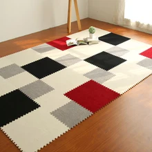 Yazi Детский напольный игровой Поролоновый коврик-головоломка, игрушка, бархат, EVA ковер, коврики для детей, детская блокирующая плитка