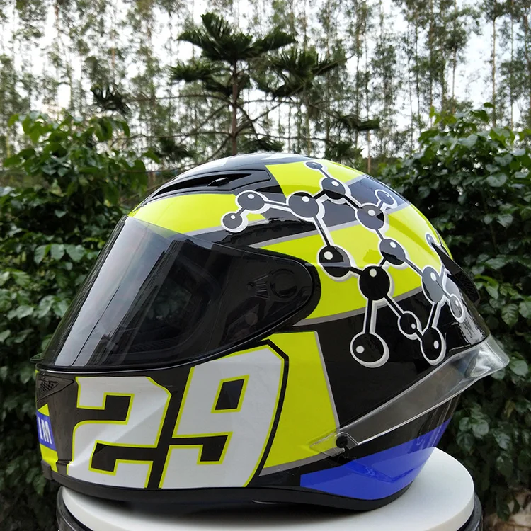 

Motorcycle helmet all four seasons personality cool motorcycle with tail motor racing winter helmet