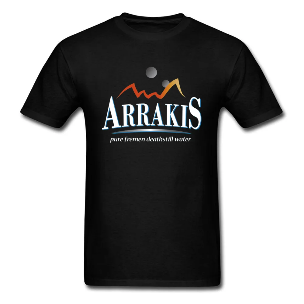  Mens T-shirts Arrakis Water Company Dune 20032 Slim Fit Tops T Shirt Cotton O Neck Short Sleeve Casual Tee-Shirts NEW YEAR DAY Arrakis Water Company Dune 20032 black