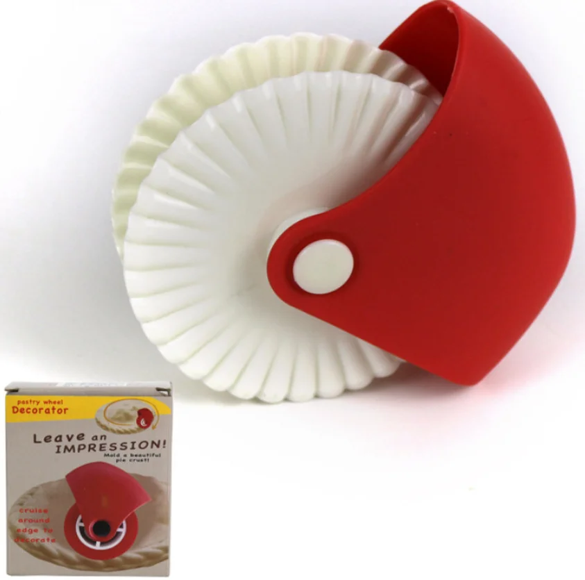 

1PCS Pastry Cuter Rolling Wheel Decorator To Ensure Smooth Cutting DIY Rust-Proof Manual Noodle Cutter Knife For Kitchen 2019
