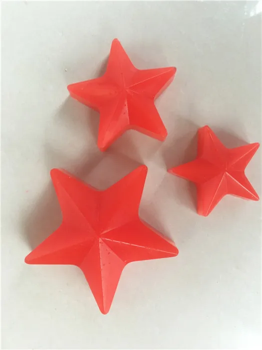 DIY 3 dthe five star mutix размер свеча делая модель свечи, форма звезды свечи формы для diy