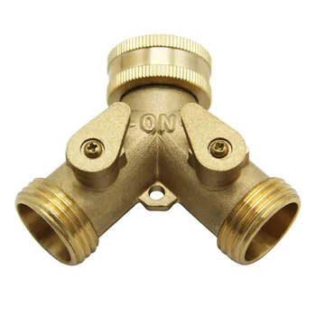 

Irrigation Y connectors 2 way tap garden tap Irrigation valve Hose Pipe Splitter 2 Way Quick connector adapter 1 pcs#G8