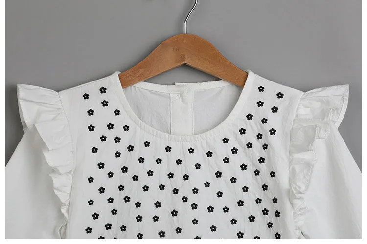 dot cotton teenage baby girl autumn dress with long sleeve 2018 children's ruffles dresses toddler girls clothing kids clothes (6)